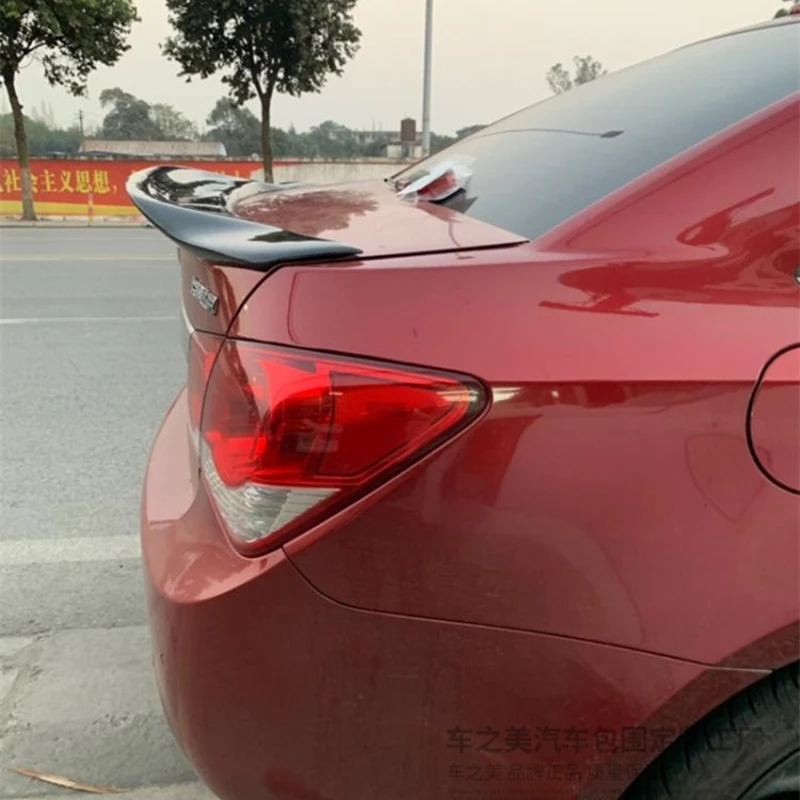Для Chevrolet спойлер Cruze Высокое качество углеродного волокна/Материал FRP заднего крыла автомобиля для Chevrolet Cruze R стиль спойлер 2009