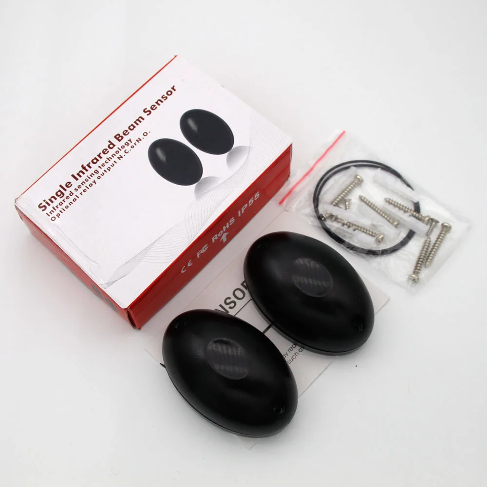 Активный фотоэлектрический один 1 инфракрасный датчик луча 12 В или 24 Барьерный