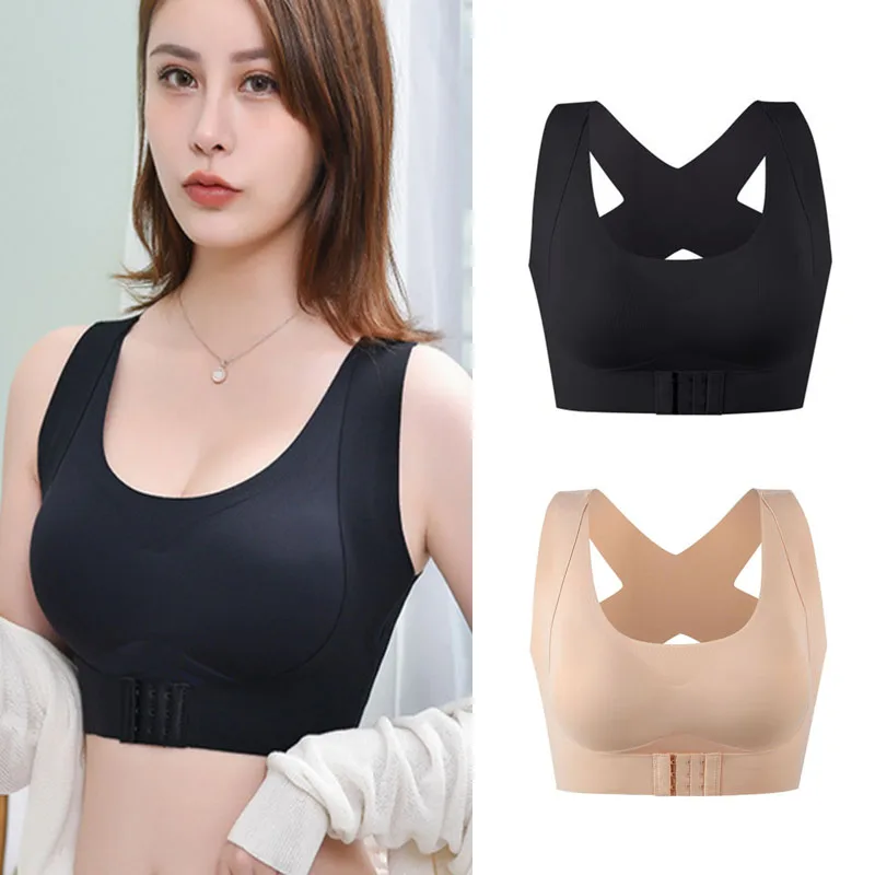 Спортивные бюстгальтеры для женщин Корректор осанки бесшовный пуш-ап