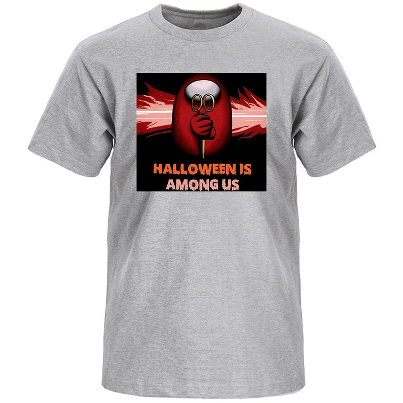 

Impostor Halloween Crewmates Funny T Shirt For Men Tshirt Cotton T Shirts T-shirt Camisas Vintage Tops Tee Short Sleeve