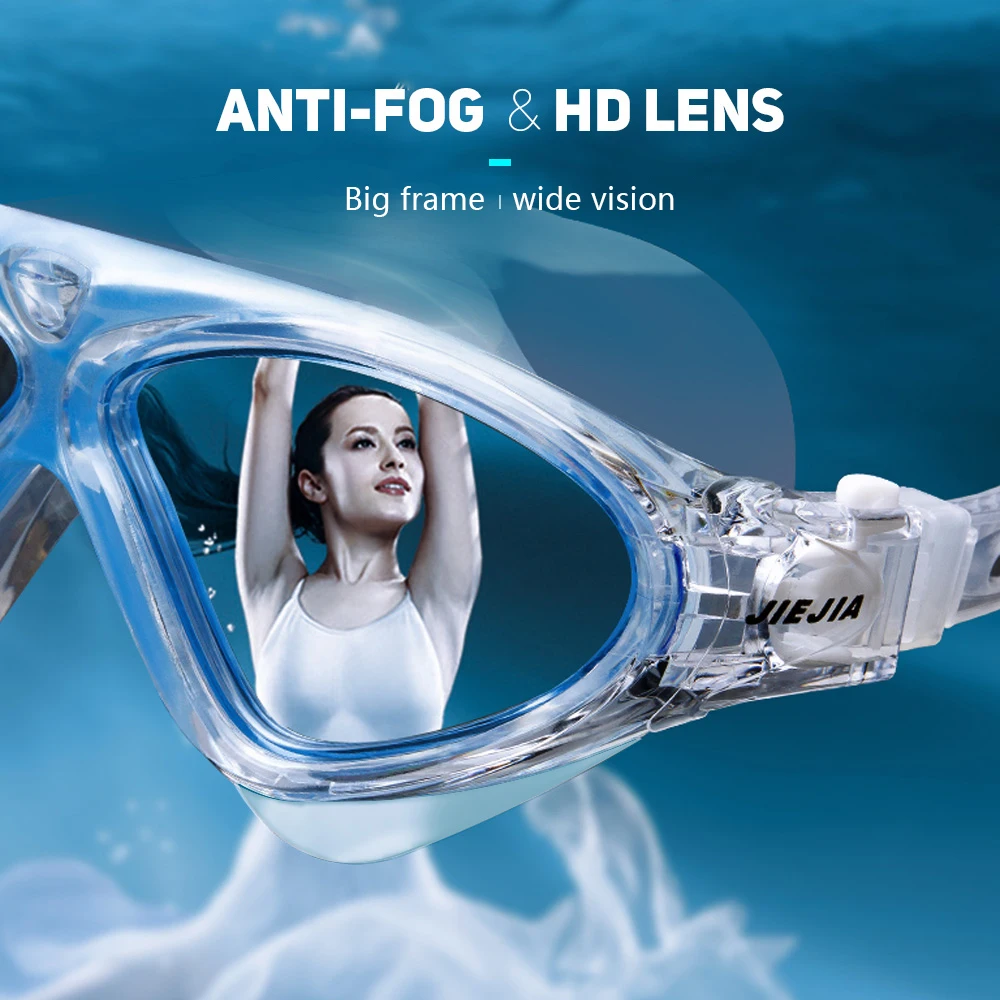 Очки для плавания мужчин и женщин незапотевающие спортивные водные очки