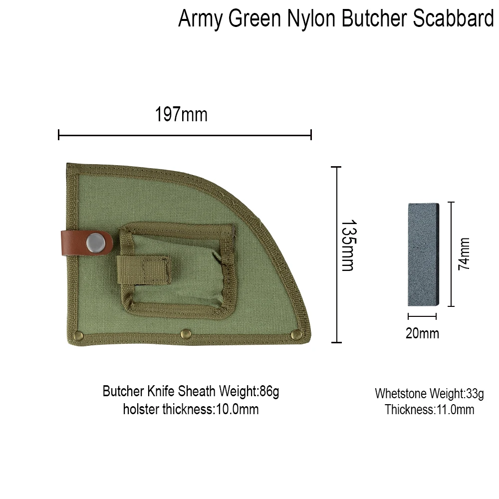 Sowoll нож для мясника оболочка экологичный нейлоновый крышка с мини точилка ножа
