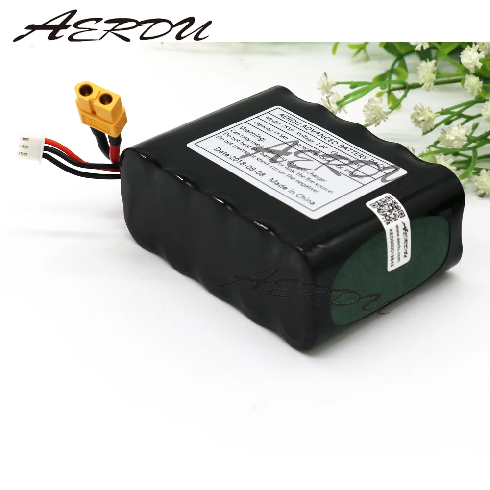 AERDU 2S5P 7,2 V 17.5Ah 7,4 V UAV литий-ионный аккумулятор 8,4 V для NCR18650GA NO BMS Дрон RC лодка автомобиль игрушка высокая производительность 50A