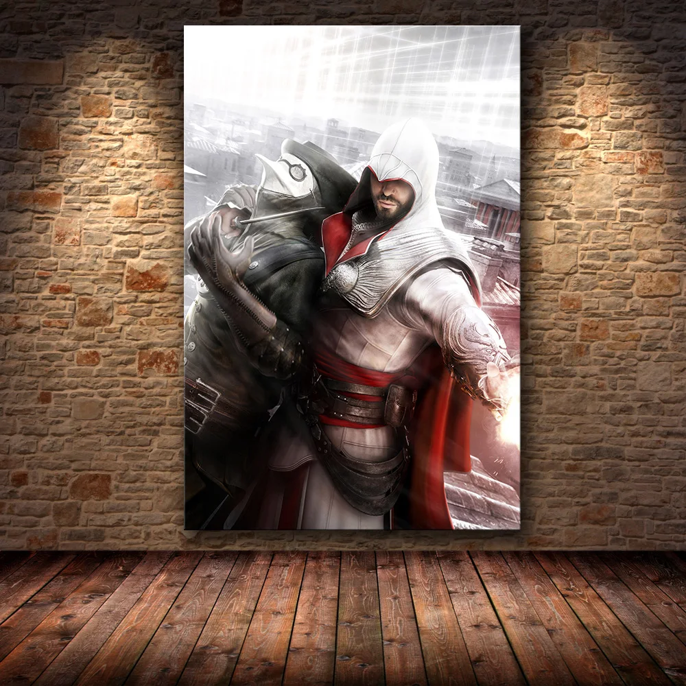 03 Без рамки игра Плакат Украшение живопись Assassin's Creed на HD холсте Картина на холсте художественный плакат стены искусства холст - Цвет: 03