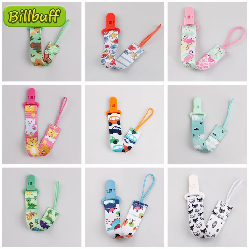 

25cm Cartoon Animals Pacifier Baby Clips Chain Dummy Clip Holder Nipples Children Pacifier Clip Soother Holder Gift Teething Toy