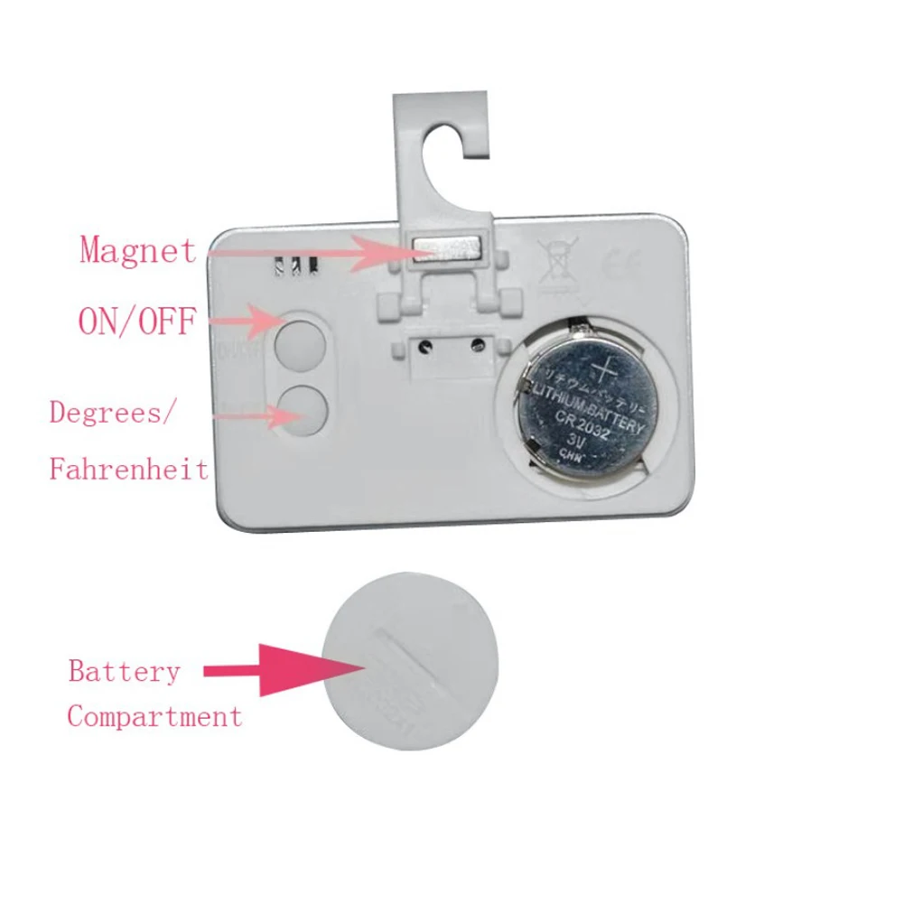 Цифровой ЖК-экран точный холодильник термометр для холодильника морозильник с
