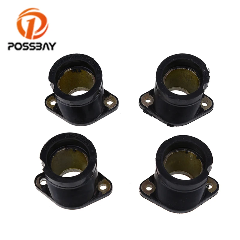 POSSBAY 4 шт. мотоцикла карбюратор Интерфейс адаптер подходит для Kawasaki ZR750 Зефир 1991 2006