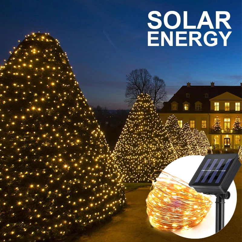 USB рождественская сказочная гирлянда с дистанционным управлением Новогодняя