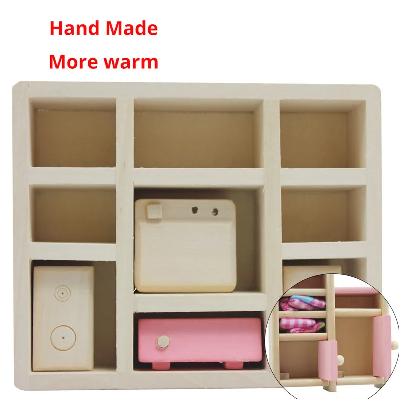 Аксессуар для кукольного домика 6 дюймов розовый диван гостиная столовая ванная