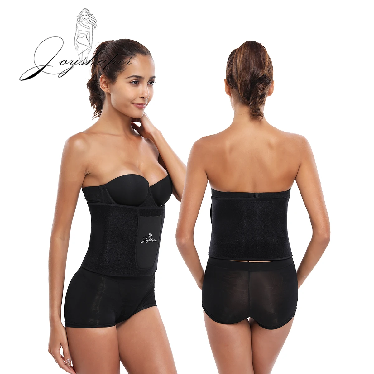 Joyshaper Adjustable Women Girdle Body Shapers Neoprene Tummy Shaper Firm Waist Trainer Slimming Belt Sweat Shapewear Plus Size | Женская