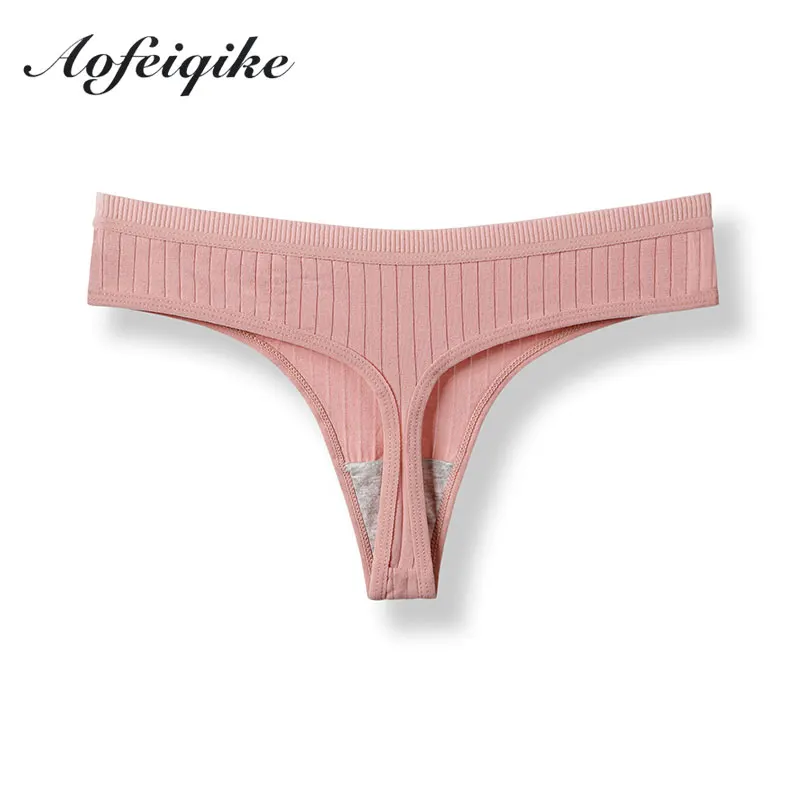 Нижнее белье для женщин хлопковые трусики женские стринги Т-образные спортивные