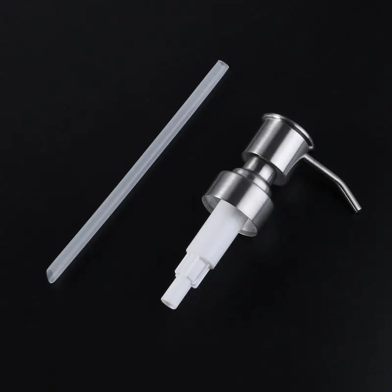 

Liquid Soap Dispenser Press Head Lotion Pump Bottle Nozzle Dispenser Replacement Jar Tube 62KD