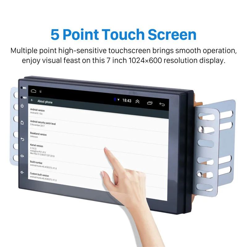 2Din 7 Универсальный Автомобильный мультимедийный плеер с GPS-навигацией ОЗУ 2 Гб ПЗУ