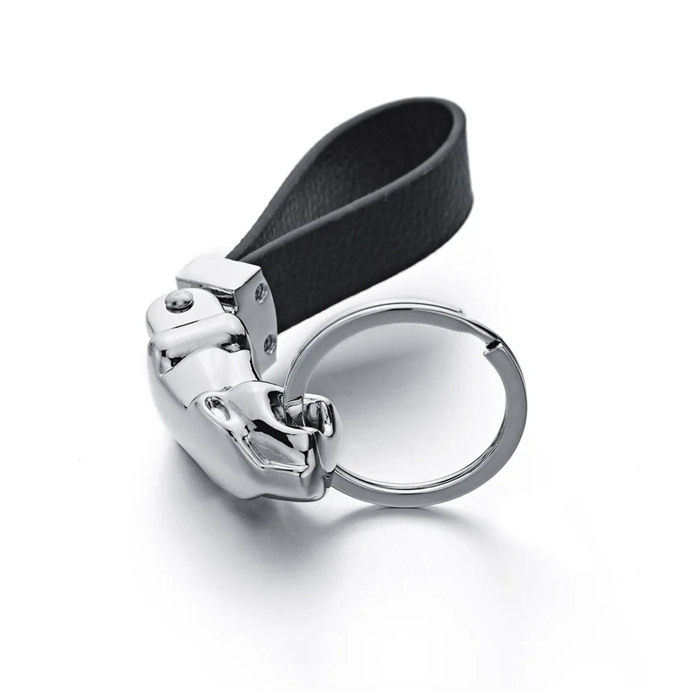 Металлический держатель в виде головы леопарда Dormon кожаный для автомобильных