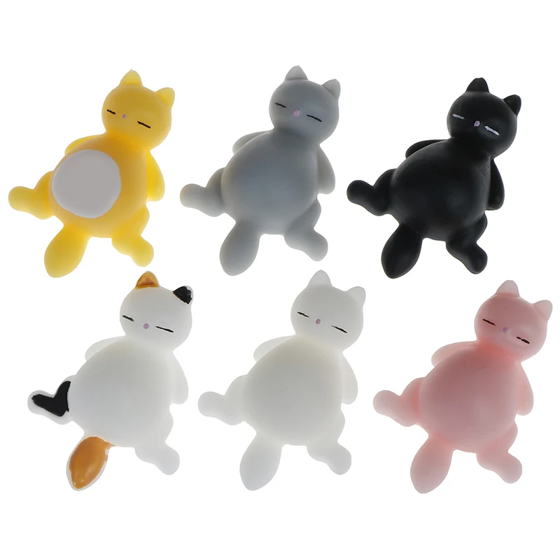 

Mini Squishy Soft Cute Color Cat Antistress Ball Mochi Abreact Sticky Relief Eliminate Pets Funny Stress Squishies Squeeze Toys