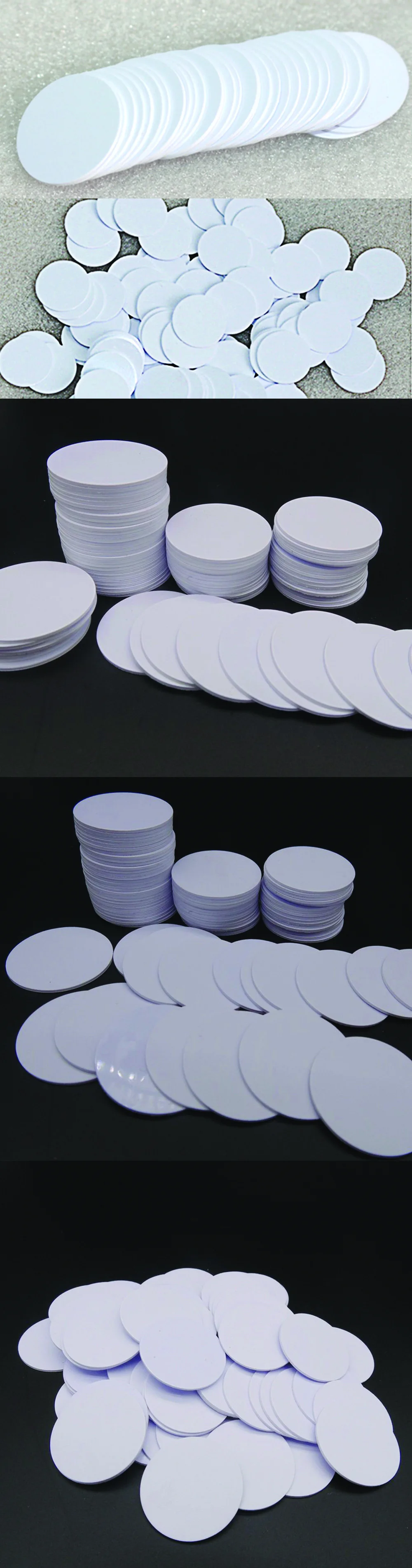 10 шт./лот) RFID 13,56 МГц UID 25 мм x 1 мм круглый блок формы 0 UID карты программируемые перезаписываемые смарт-метки