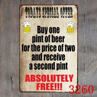 metal tin sign funny beer offer sign decor bar pub home vintage retro postervisit our store more products