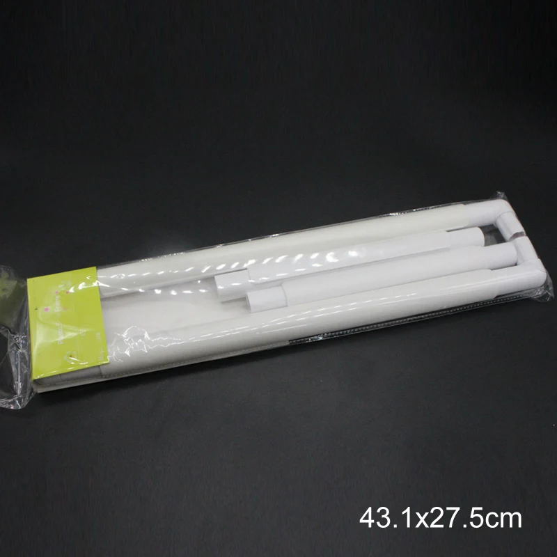 43.1x27.5cm 1 набор, квадратная форма, для шитья, ремесло, пластмассовая вышивка крестиком, инструмент для шитья, инструменты для шитья, аксессуар, рукоять, рамка, обруч - Цвет: 43.1x27.5cm