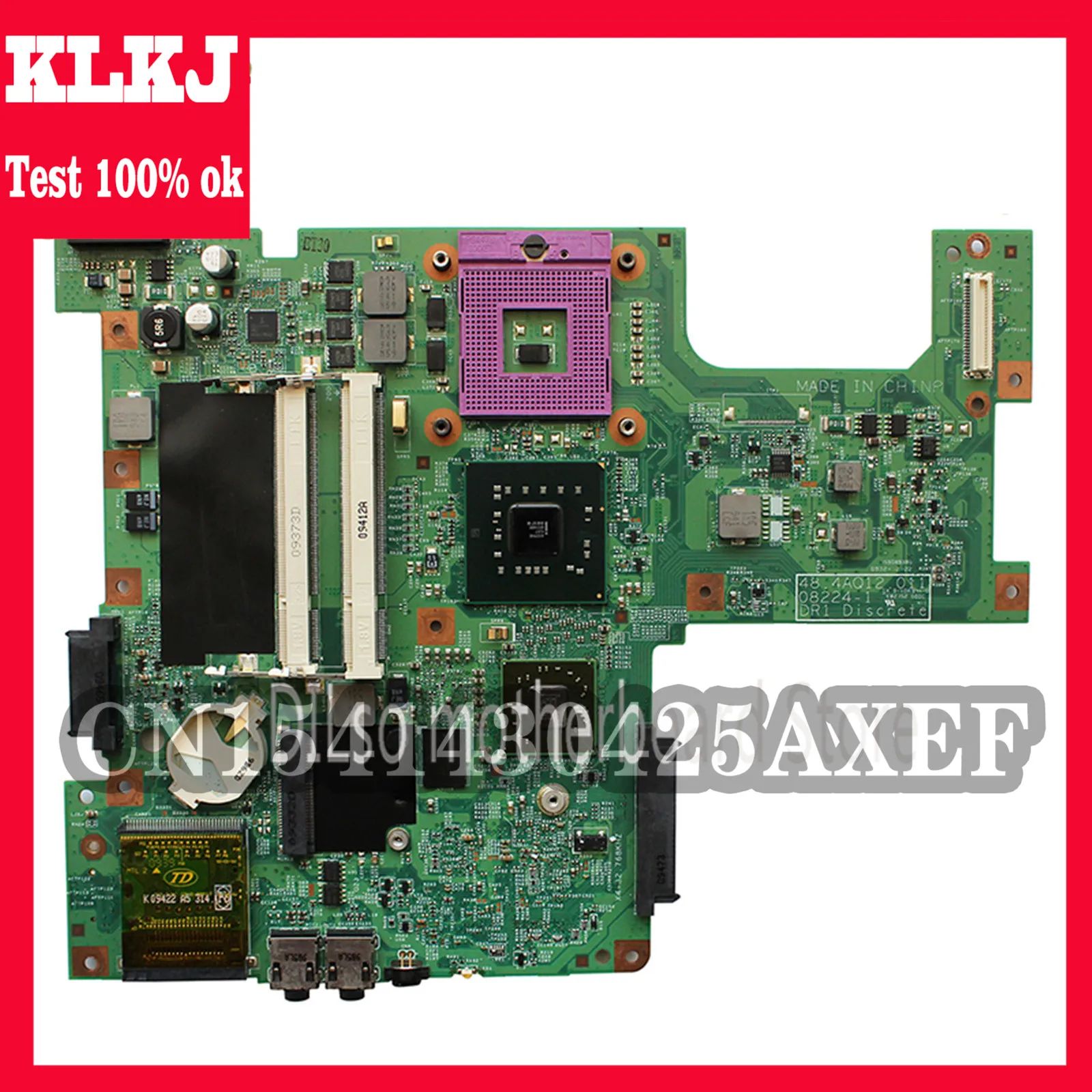

Original For Dell Inspiron 1545 laptop motherboard MB PGA478 HD4570M PM45 DDR2 0HPKP9 0H314N 48.4AQ12.011 100% fully Tested