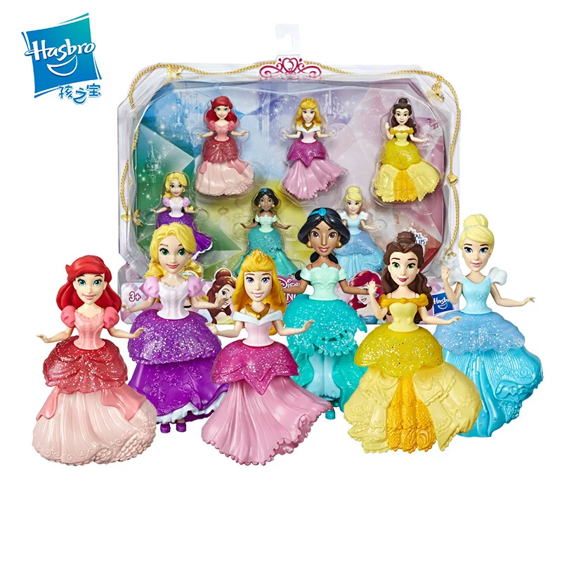 6 шт. куклы Принцессы Disney Белль Ариэль Аврора Золушка | Игрушки и хобби