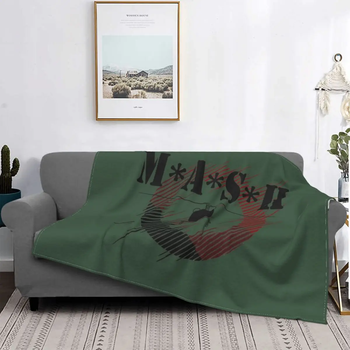 

Mash Tv Show одеяло s флисовое зимнее ArmyGreen портативное Супер теплое плед одеяло для дивана открытый ковер