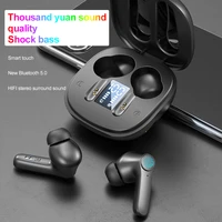 wireless bluetooth headphones ipx6 waterproof noise cancelling subwoofer earbuds for iphone samsung earphone with mic charge box