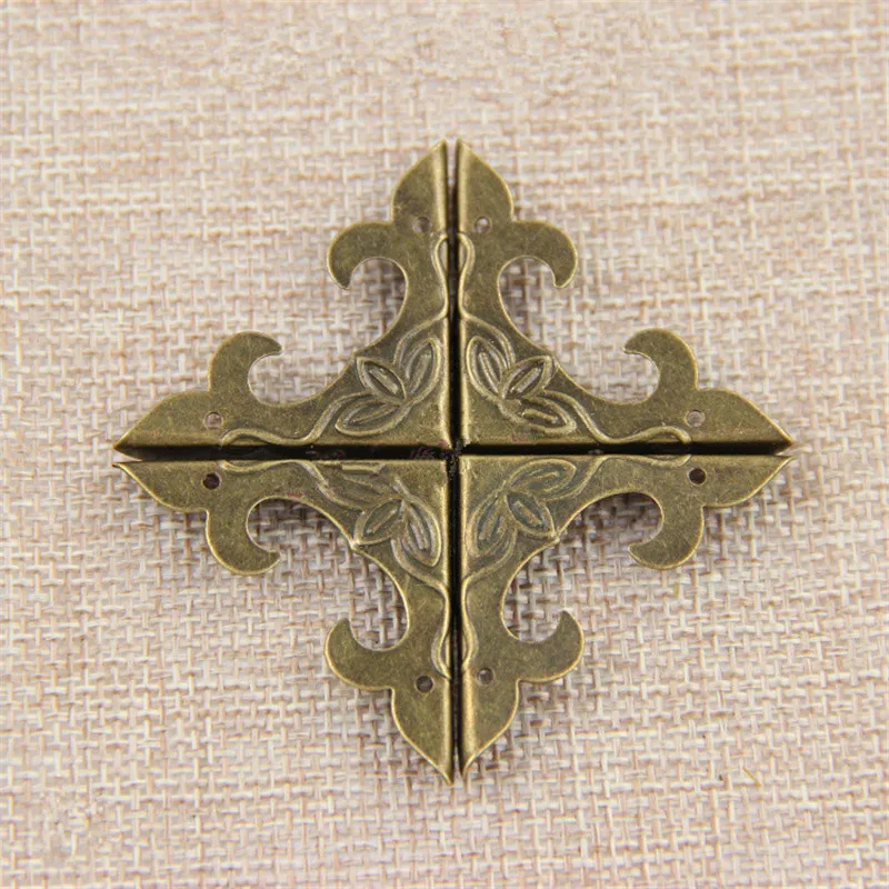 10 шт. металлические угловые протекторы для книг декоративная коробка