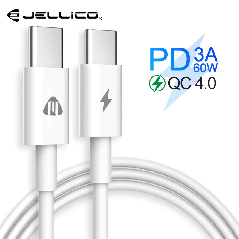Jellico PD кабель для быстрой зарядки USB C к USB type C кабель для huawei mate 20 PD QC 3,0 кабель для быстрой зарядки для Macbook S9