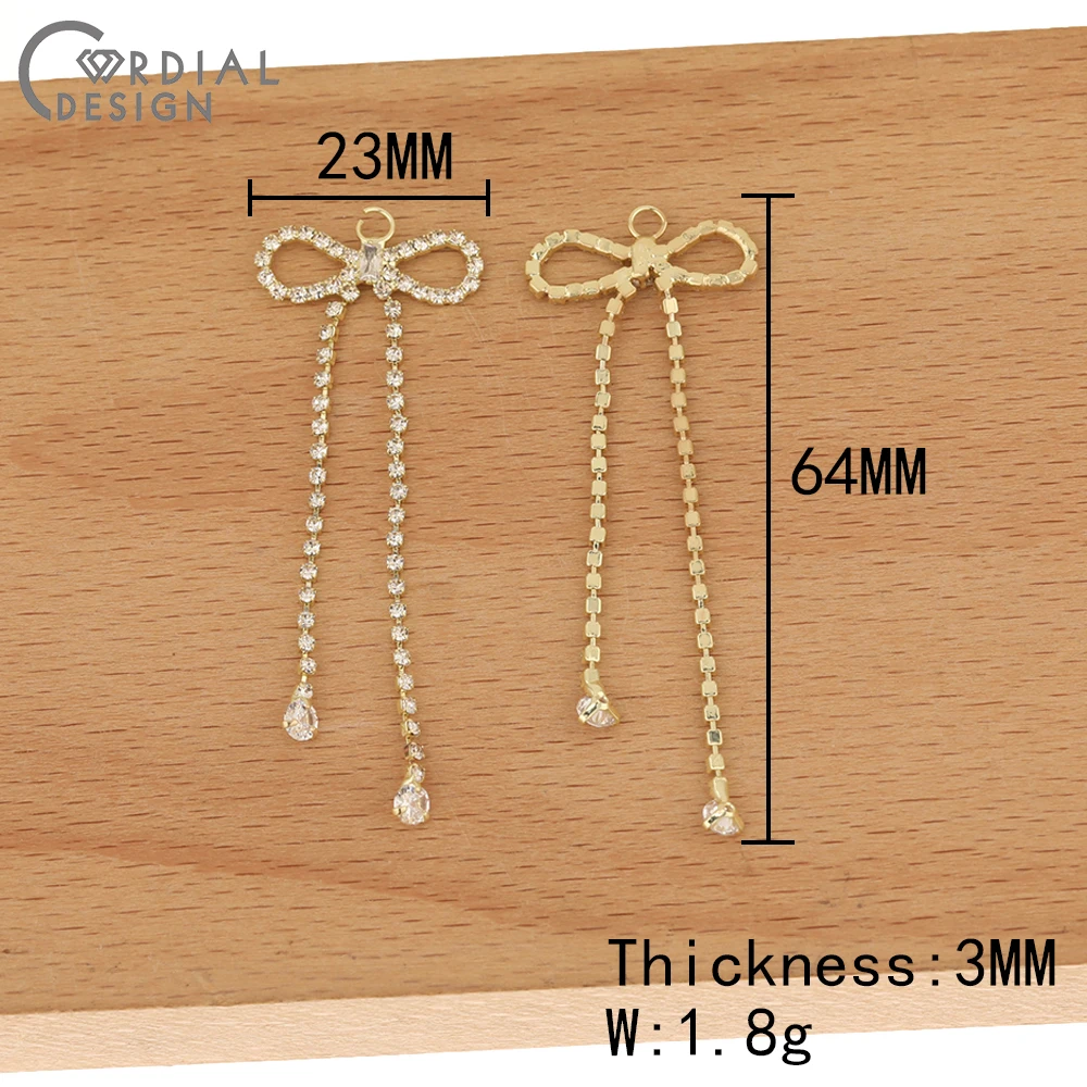 

Cordial Design 50Pcs Rhinestone Charms/Hand Made/Claw Chain/DIY Pendant/Earrings Accessories/Jewelry Findings & Components