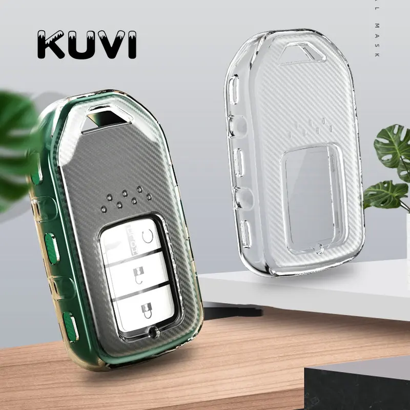 Новинка 2020 мягкий чехол для ключа из ТПУ Honda CRV Odyssey Accord 2013 2017 автомобильный