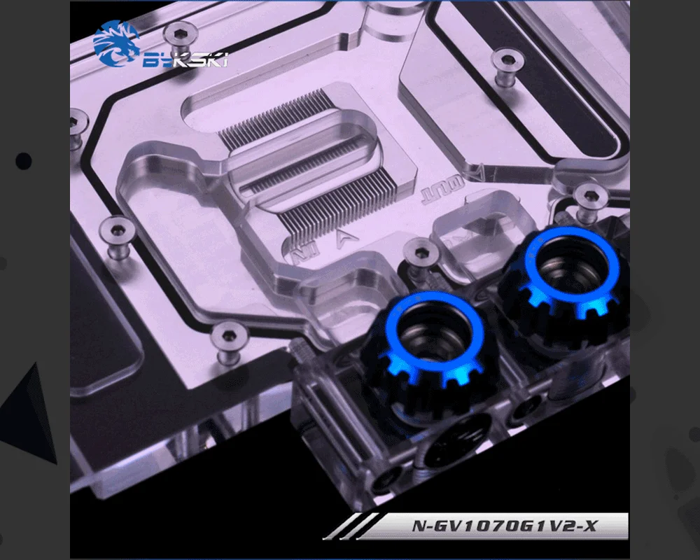 Bykski N-GV1070G1V2-X полное покрытие видеокарта блок водяного охлаждения для Gigabyte GAMING GTX1070TI 1070 1060 G1