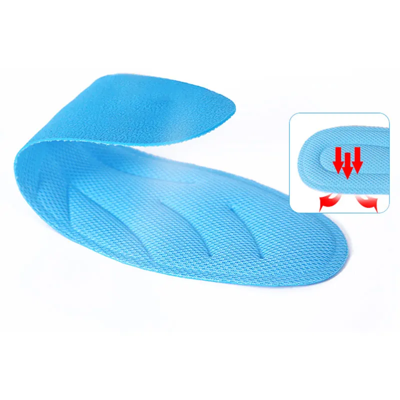 1 пара унисекс Дышащие стельки вставка Подушка вкладка обуви 3D губка мягкая