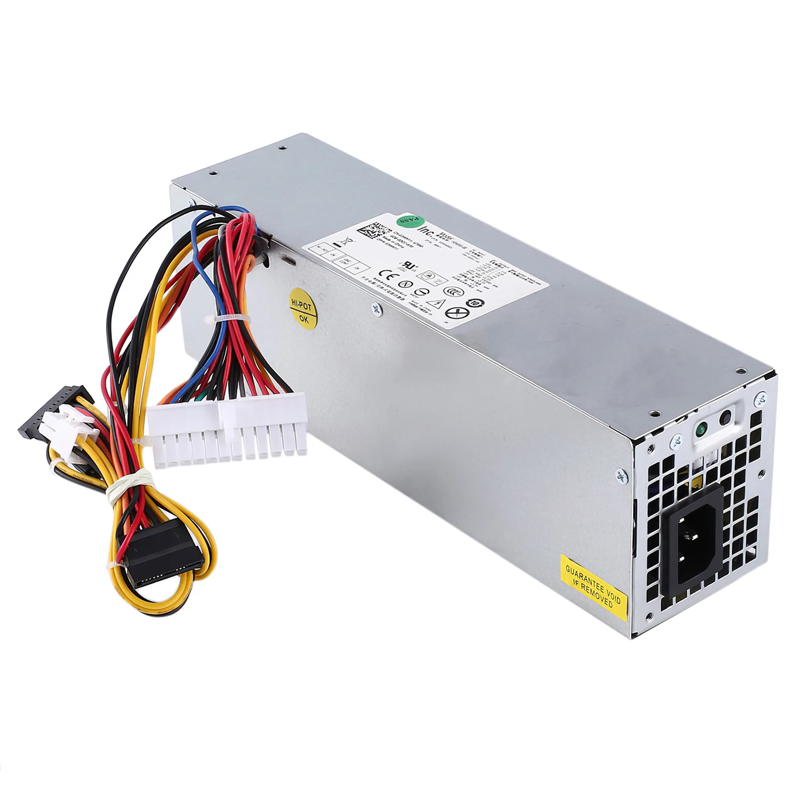 Stable Car Host Power Supply with Colling Fan Aluminum Alloy Host Power Supply for Dell Optiplex 390 SFF/790 SFF/960 SFF/990 SFF