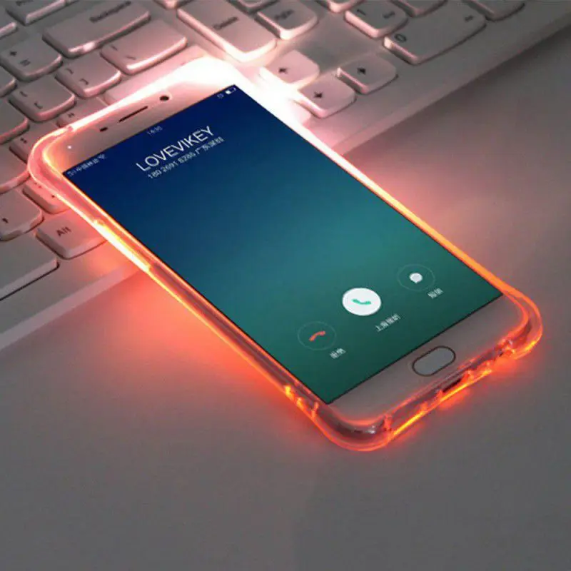Ударопрочный чехол для мобильного телефона iPhone11/11 Pro/11 Pro Max светодиодный защитный