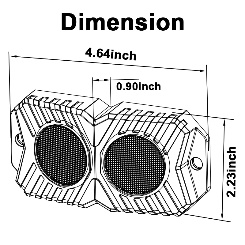 Водонепроницаемый 12v светильник под автомобильный для внедорожных мотоциклов 4x4
