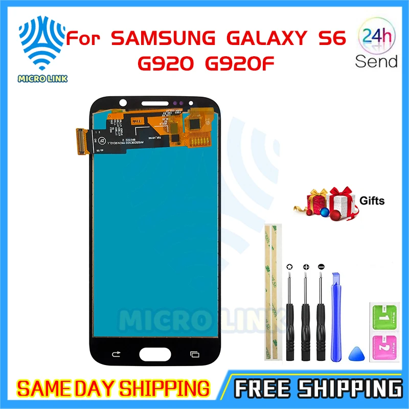 

TFT INCELL LCD For SAMSUNG GALAXY S6 G920 G920F SM-G920F G920FD Display Touch Screen Assesmbly Repair Parts 100 Tested Workable