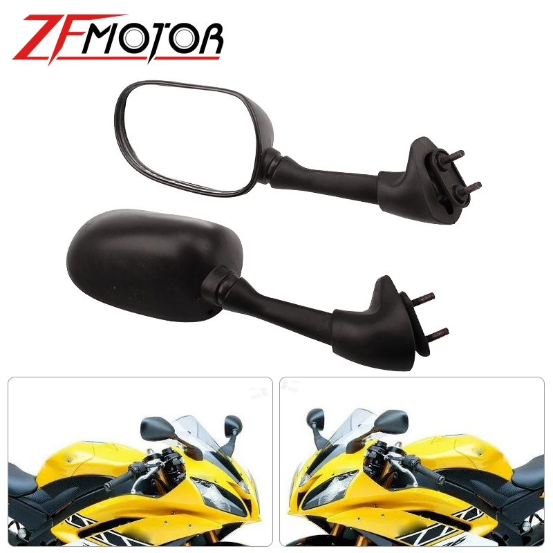 Боковые зеркала заднего вида для мотоциклов YAMAHA YZF R1 01-03 R6 01-02 FZS600 FZS 600 FAZR 1 пара |