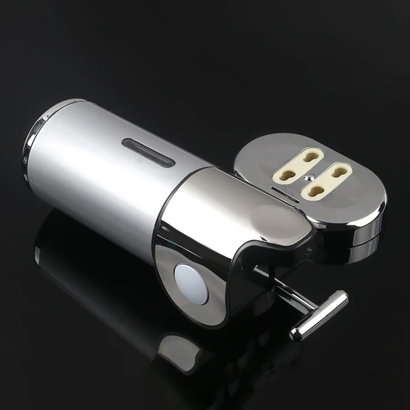 

Retail Wall-Mounted Soap Dispenser Plastic Soap Dispenser for Home Bathroom Stainless Steel Hand Soap Bottle