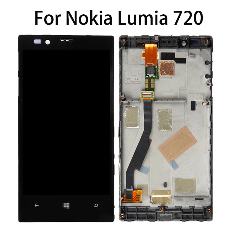 Оригинальный ЖК-дисплей для Lumia 720 RM-885 LCD сенсорный экран дисплей дигитайзер в
