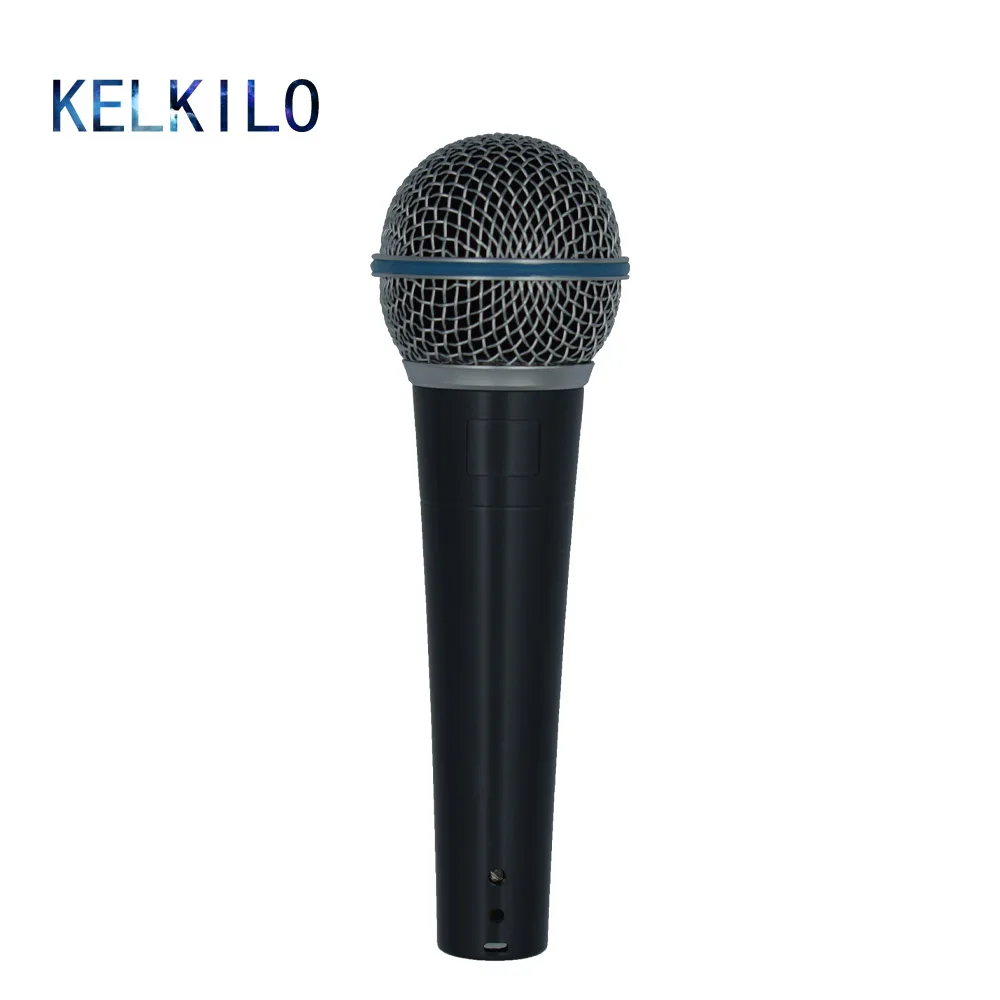 KELKILO KE58A динамический проводной микрофон Профессиональный для BETA58A для караоке вокальный музыкальный Производительность Профессиональный