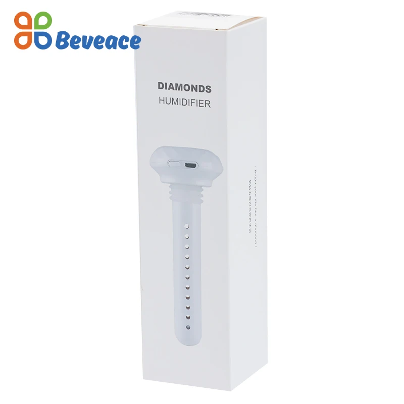 

USB Creative Mute Portable Moisturizing Humidifier ABS Silicone Ultrasound Double Purification Silent Humidification
