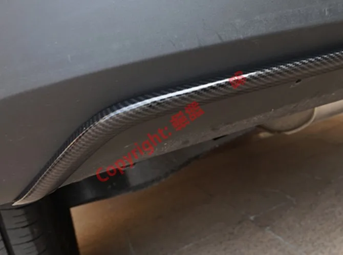 Carbon Fiber Style Rear Bumper Cover Trim For Toyota C-HR CHR 2017 2018 2019 | Chromium Styling