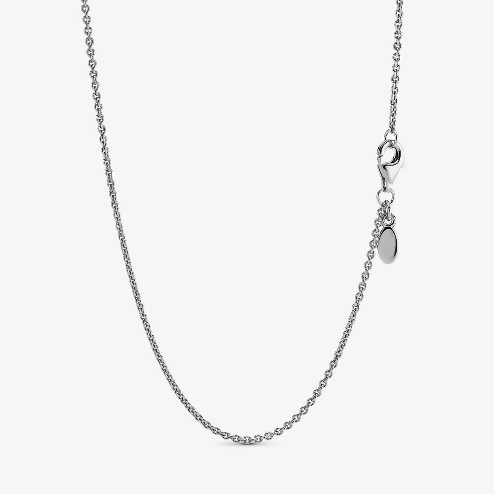 

2021 New rose gold 18K yellow gold Necklace sterling silver 925 charm Suitable for women Fashion Jewelry Pendant DIY Beads