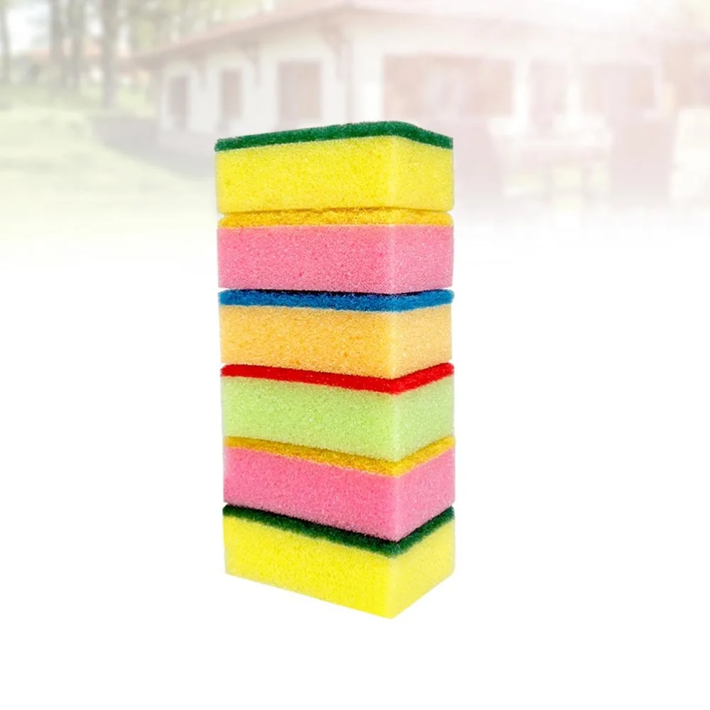 

10pcs Multi-Use Cleaning Sponges Non-Scratch Eraser Sponge Scrubbing Dish Sponges Use for Kitchens Bathroom (Mixed Color)