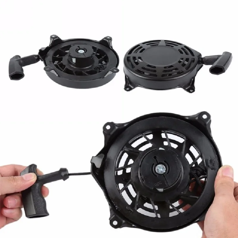 

Plastic Pull Recoil Starter Black Parts Replacement Tool 497680 Lawn Metal Assembly Useful