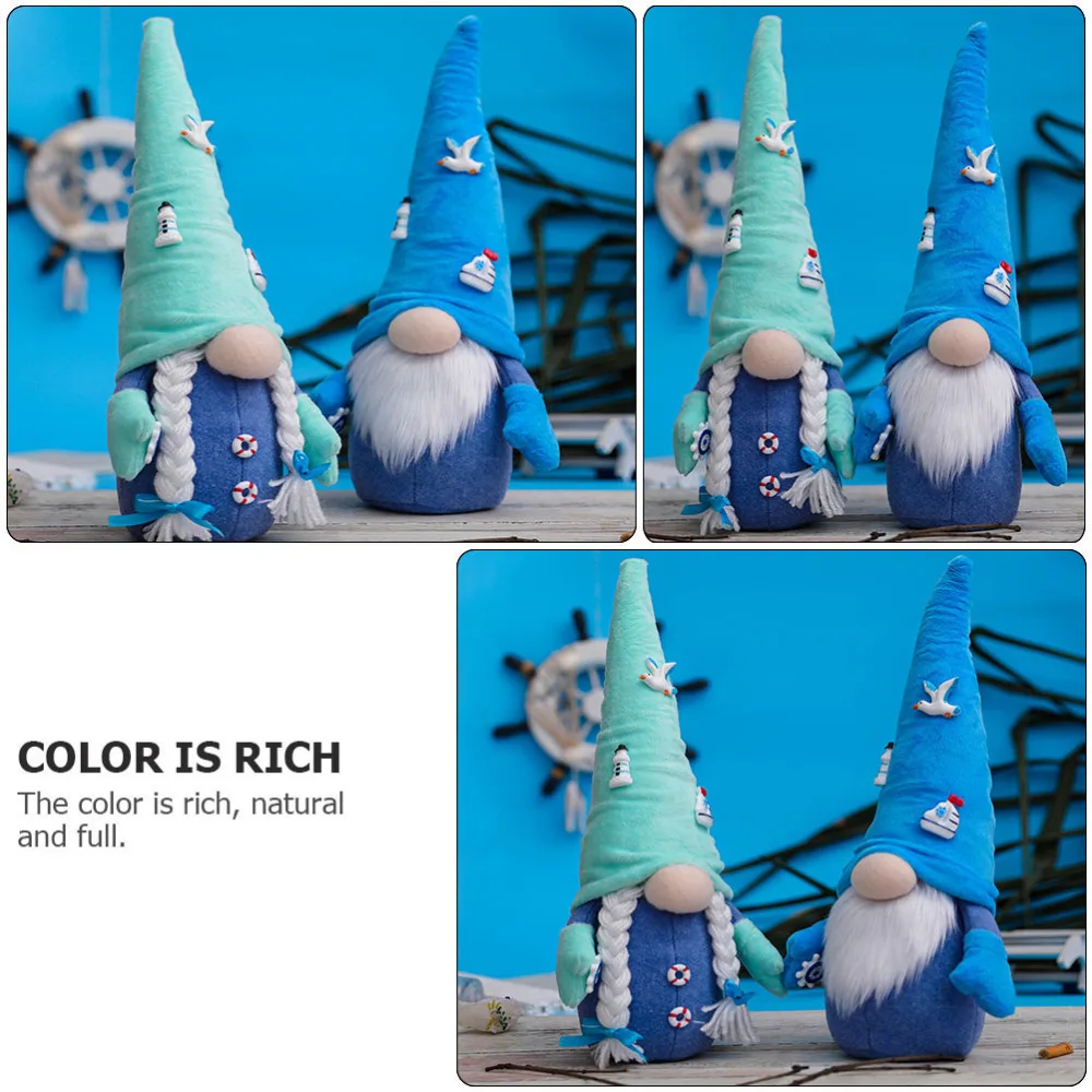 

1Pc Summer Funny Gnome Doll Decorative Cloth Doll Festival Home Adornment