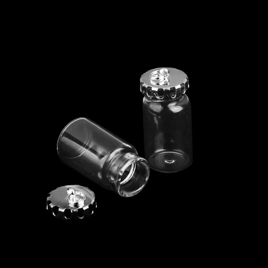 10 шт. стеклянные мини бутылки|Подвески| |