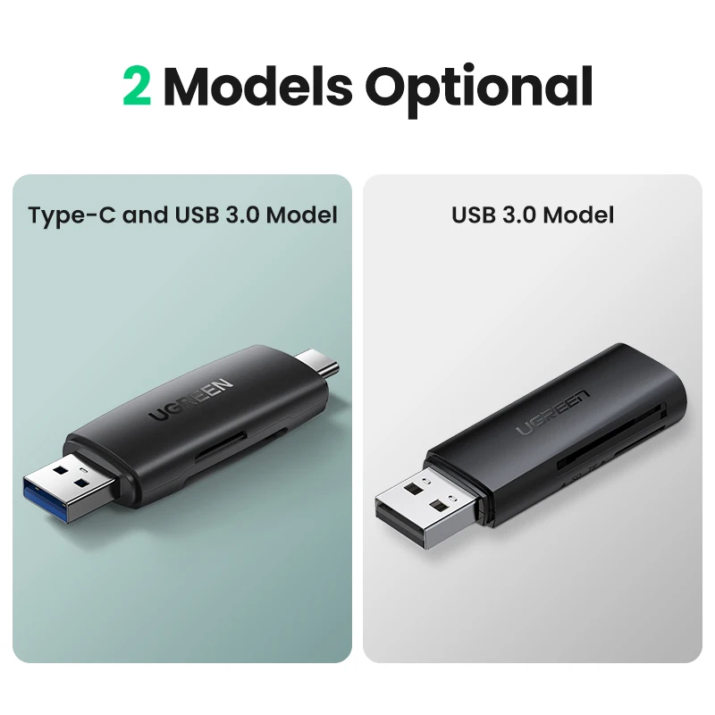 UGREEN, USB Type C, USB 3, 0  SD, Micro SD, TF