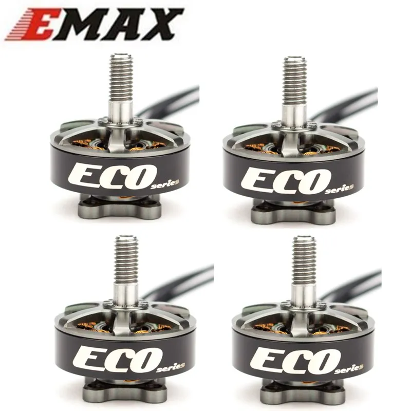 4 шт. Emax ECO Series 2306 6S кв 4S 2400KV бесщеточный двигатель для радиоуправляемого дрона FPV