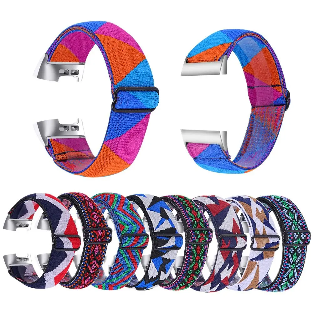 

Ремешок для часов для фитнес-браслета, эластичный, дышащий, нейлоновый